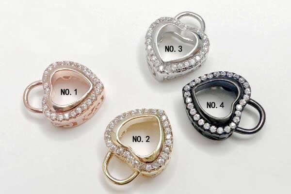 Silv115 10.9*13.8mm Cubic Zirconia Micro Pave 925 Sterling Silver Pendant heart Plated