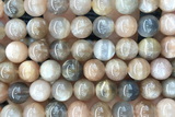 SUNS22 15 inches 10mm round sunstone gemstone beads