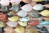 TEAR10 15 inches 13*18mm flat teardrop gemstone beads