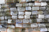 TUBE111 15 inches 6*11mm - 8*14mm faceted tube labradorite beads