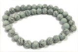 TURQ135 15 inches 12mm round synthetic turquoise beads