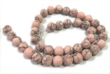 TURQ141 15 inches 4mm round synthetic turquoise beads